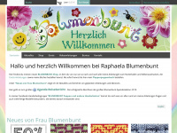 blumenbunt.de Webseite Vorschau