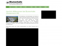 blumenhalle-haeusermann.ch Webseite Vorschau