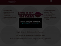 blumenhausbraun.de Webseite Vorschau
