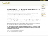 blumenkraemer.ch Webseite Vorschau