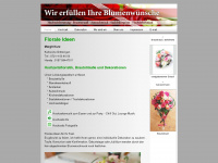 blumenline.de Webseite Vorschau