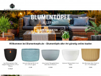 blumentoepfe.de Webseite Vorschau