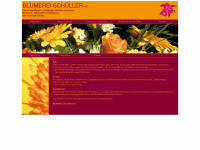 blumerei-schueller.de Webseite Vorschau
