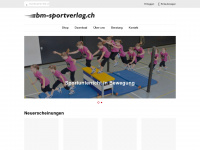 bm-sportverlag.ch Webseite Vorschau