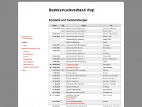 bmvvisp.ch Webseite Vorschau