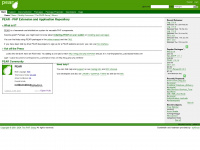 pear.php.net Webseite Vorschau