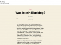 blueblog.ch Webseite Vorschau