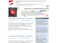 ak-zensur.de Webseite Vorschau