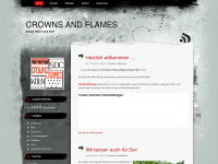 crownsandflames.de Webseite Vorschau