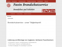 brandschutz-passin.de Webseite Vorschau