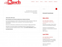 masch-bremen.de Webseite Vorschau