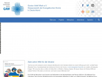 gustav-adolf-werk.de Webseite Vorschau