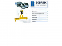 bobrink-foerdertechnik.de Webseite Vorschau