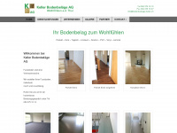 bodenbelaege-keller.ch Webseite Vorschau