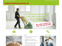 bodenschleifmaschinen.ch Webseite Vorschau