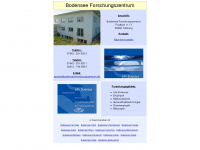 bodensee-forschungszentrum.de Webseite Vorschau