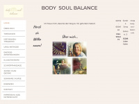 body-soul-balance.de Webseite Vorschau