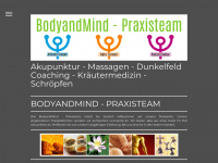 bodyandmind.ch Webseite Vorschau