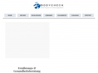bodycheck-koeln.de Webseite Vorschau