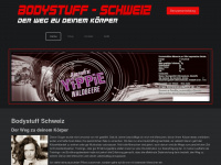 bodystuff.ch Webseite Vorschau