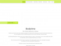 bodytime.ch Webseite Vorschau