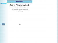 boebs-elektro.de Webseite Vorschau