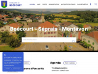 boecourt.ch Webseite Vorschau