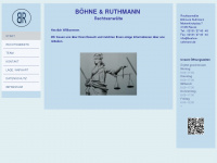 boehne-ruthmann.de Webseite Vorschau