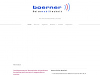 boerner-mobil.de Webseite Vorschau