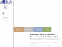boesch-sanitaer.ch Webseite Vorschau