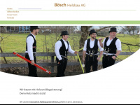 boesch-holzbau-ag.ch Webseite Vorschau