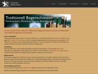 bogenschiessen.ch Webseite Vorschau
