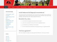 bogensport-ffb.de Webseite Vorschau