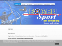 bogentreff.at Webseite Vorschau