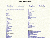 boguma.de Webseite Vorschau