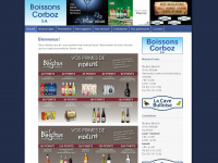boissons-corboz.ch Webseite Vorschau