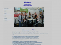 boleros-band.de Webseite Vorschau