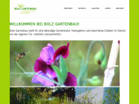 bolz-gartenbau.ch Webseite Vorschau