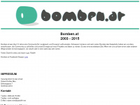 bomben.at Webseite Vorschau