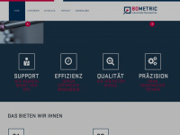 bometric.de Webseite Vorschau