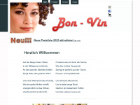 bon-vin.ch Webseite Vorschau