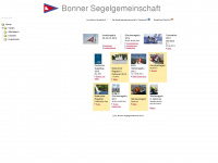 bonner-segel-seiten.de Webseite Vorschau