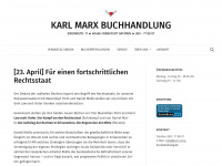 karl-marx-buchhandlung.de Webseite Vorschau