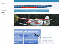 modellflug-schorndorf.de Webseite Vorschau
