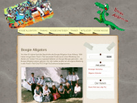 boogie-alligators.de Webseite Vorschau
