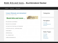 book-arts-and-more.de Webseite Vorschau
