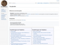 bookpedia.de Webseite Vorschau