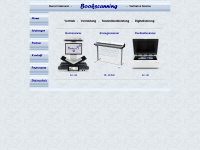 bookscanning.de Webseite Vorschau