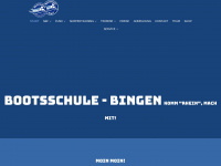 bootsschule-bingen.de Webseite Vorschau