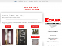 borer-heizkoerper.ch Webseite Vorschau